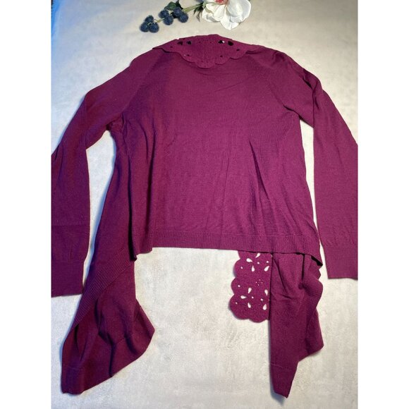 Anthropologie Sleeping On Snow Womens Cardigan M Cottagecore Fairycore - Picture 2 of 11